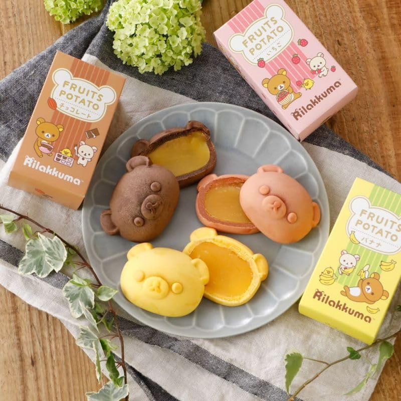 Amazon.co.jp: 【京都限定】リラックマ Rilakkuma フルーツポテト 3個